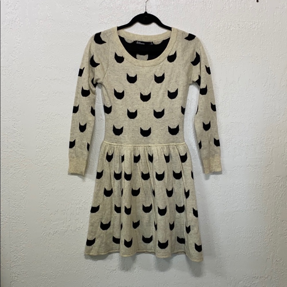 Dear Creatures cat  sweater dress